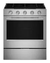 5.0 Cu. Ft. Smart Slide-in Gas Range with Convection Cooking Modes