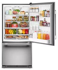 22 Cu. Ft. 33-Inch Standard-Depth Bottom Mount Refrigerator with Right Door Swing