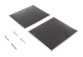 30-IN Range Hood Recirculation Filter Kit - Silver (Includes Two 16 1/2-IN X 11 1/2-IN Charcoal Filters and Four Clips)
