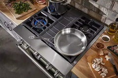 KitchenAid® 30'' Smart Commercial-Style Dual Fuel Range with 4 Burners