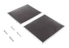 30-IN Range Hood Recirculation Filter Kit - Silver (Includes Two 16 1/2-IN X 11 1/2-IN Charcoal Filters and Four Clips)
