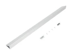 Slide-in Range Rear Filler Kit, Stainless Steel, with (1) triangular fill strip, (2) mounting brackets, and two screws