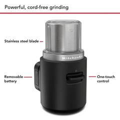 KitchenAid Go® Cordless Blade Coffee Grinder - battery included