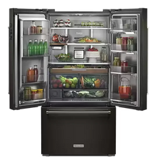 23.8 cu. ft. 36" Counter-Depth French Door Platinum Interior Refrigerator with PrintShield™ Finish