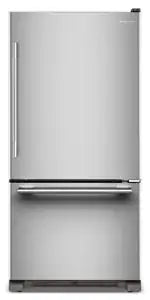 22 Cu. Ft. 33-Inch Standard-Depth Bottom Mount Refrigerator with Right Door Swing