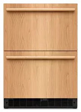 24" Panel-Ready Undercounter Double-Drawer Refrigerator