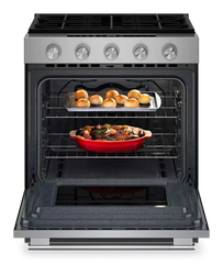 5.0 Cu. Ft. Smart Slide-in Gas Range with Convection Cooking Modes