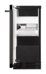 15-Inch Automatic Ice Maker with Clear Ice Technology in Black Ore