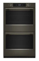 30-inch Smart Electric Double Wall Oven with Assisted Cooking Modes - Black Ore