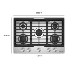 KitchenAid® 30 in. Gas Cooktop with 5 Versatile Burners