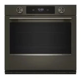 30-inch Smart Electric Single Wall Oven with Assisted Cooking Modes - Black Ore