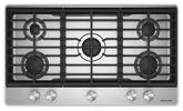 KitchenAid® 36 in. Gas Cooktop with 5 Versatile Burners