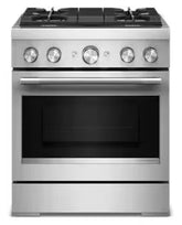 30-Inch 4 Burner Commercial-Style Dual Fuel Range with No Preheat Air Fry Mode