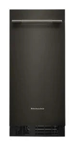 15-Inch Automatic Ice Maker with Clear Ice Technology in Black Ore
