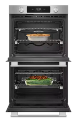 30-inch Smart Electric Double Wall Oven with Intelligent Cooking Camera - PrintShield™ Finish