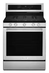 30-Inch 5-Burner Gas Convection Range with PrintShield™ Finish