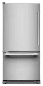 22 Cu. Ft. 33-Inch Standard-Depth Bottom Mount Refrigerator with Left Door Swing