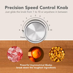 KitchenAid® Pure Power Blender with a 68oz plastic jar and a 62oz glass jar