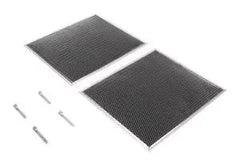 30-IN Range Hood Recirculation Filter Kit - Silver (Includes Two 16 1/2-IN X 11 1/2-IN Charcoal Filters and Four Clips)