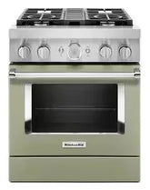 KitchenAid® 30'' Smart Commercial-Style Dual Fuel Range with 4 Burners