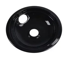 Range Electric/Cooktop 8-IN Round Drip Bowl (Single-Pack) - Black for Non-Hinged, 2-Wire Plug Cooking Elements