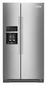 24.8 cu ft. Side-by-Side Refrigerator with Exterior Ice and Water and PrintShield® finish