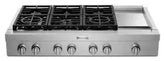 KitchenAid® 48'' 6-Burner Commercial-Style Gas Rangetop with Griddle
