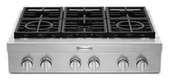 KitchenAid® 36'' 6-Burner Commercial-Style Gas Rangetop