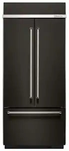 20.8 Cu. Ft. 36" Width Built In Stainless Steel French Door Refrigerator with Platinum Interior Design