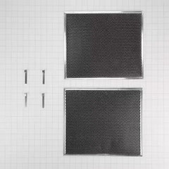 30-IN Range Hood Recirculation Filter Kit - Silver (Includes Two 16 1/2-IN X 11 1/2-IN Charcoal Filters and Four Clips)