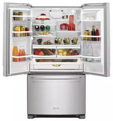 25 Cu. Ft. 36-Width Standard Depth French Door Refrigerator with Interior Dispense