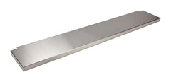 Stainless Steel Backsplash - for 48" W Range or Cooktop, Size: 48" W x 9" H
