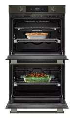 30-inch Smart Electric Double Wall Oven with Assisted Cooking Modes - Black Ore