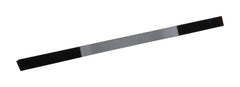 30" Slide-in Range Rear Trim Kit, Black, with (1) metal trim piece and installation instructions