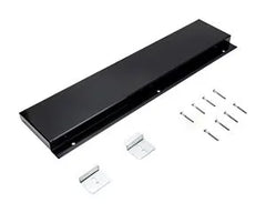 Slide-in Range Backsplash, Black, Size: 6" H