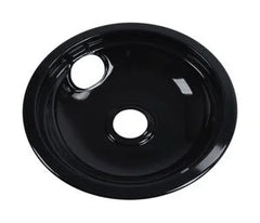 Range Electric/Cooktop 8-IN Round Drip Bowl (Single-Pack) - Black for Non-Hinged, 2-Wire Plug Cooking Elements