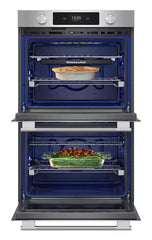 27-inch Smart Electric Double Wall Oven with Assisted Cooking Modes - PrintShield™ Finish