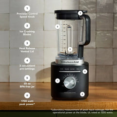 Pure Power Blender with 68 oz Plastic Jar