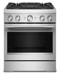 30-Inch 4 Burner Commercial-Style Dual Fuel Range with No Preheat Air Fry Mode