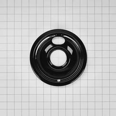 Range Electric/Cooktop 6-IN Round Drip Bowl (Single-Pack) - Black for Non-Hinged, 2-Wire Plug Cooking Elements