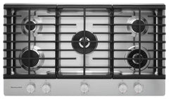 36" 5-Burner Gas Cooktop with Griddle