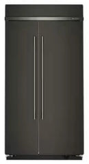 25.5 Cu. Ft. 42-Inch Built-In Side-by-Side Refrigerator with Signature Platinum Interior in Black Ore