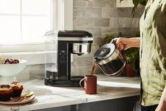 12 Cup Drip Coffee Maker with Spiral Showerhead and Programmable Warming Plate