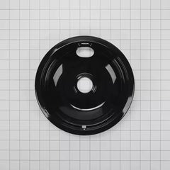 Range Electric/Cooktop 8-IN Round Drip Bowl (Single-Pack) - Black for Non-Hinged, 2-Wire Plug Cooking Elements