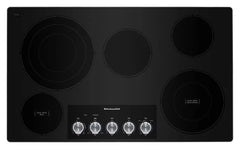 36" Electric Cooktop with 5 Elements and Knob Controls