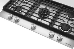 KitchenAid® 36 in. Gas Cooktop with 5 Burners and Integrated Wok Grate