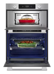 27-inch Smart Electric Combo Wall Oven with Assisted Cooking Modes - PrintShield™ Finish