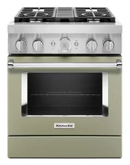 KitchenAid® 30'' Smart Commercial-Style Dual Fuel Range with 4 Burners