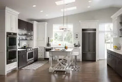 24.2 Cu. Ft. 42" Width Built-In Stainless French Door Refrigerator with Platinum Interior Design