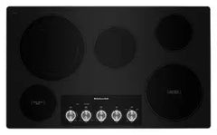 36" Electric Cooktop with 5 Elements and Knob Controls